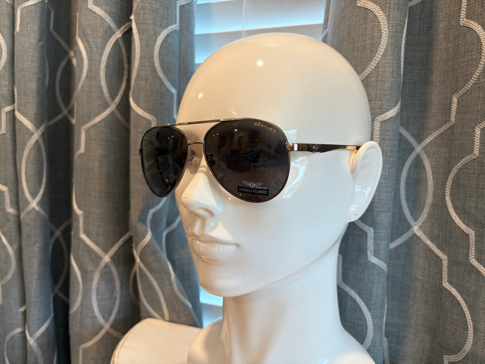 Luxury Sunglasses- Men’s/Unisex- Bent Black Aviators