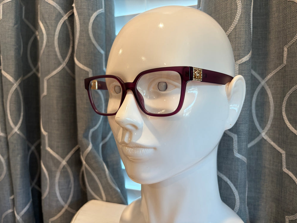 Luxury Clear Sunglasses- Ver Purple