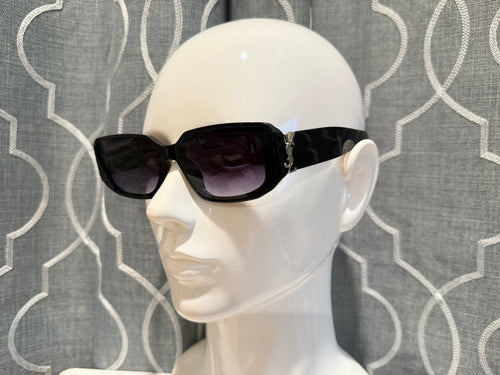 Luxury Sunglasses- YS Black and Gold Mono