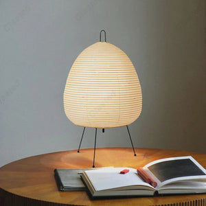 Japanese Design Akari Noguchi Yong Table Lamp Rice Paper Standing Lamp
