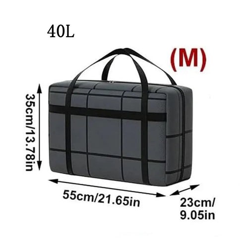 Portable Large Capacity Folding Clothing Storage Bag Hand-Held Duffel