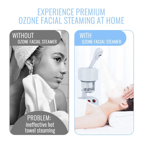 Portable Ozone Warm Mist Facial Steamer