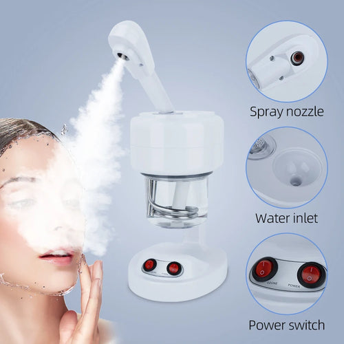 Portable Ozone Warm Mist Facial Steamer