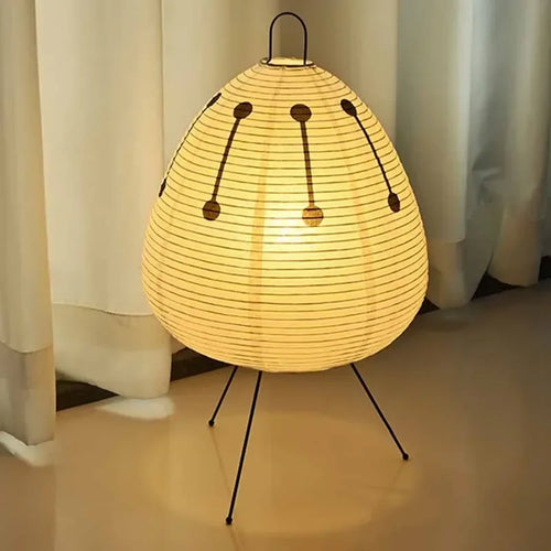 Japanese Design Akari Noguchi Yong Table Lamp Rice Paper Standing Lamp