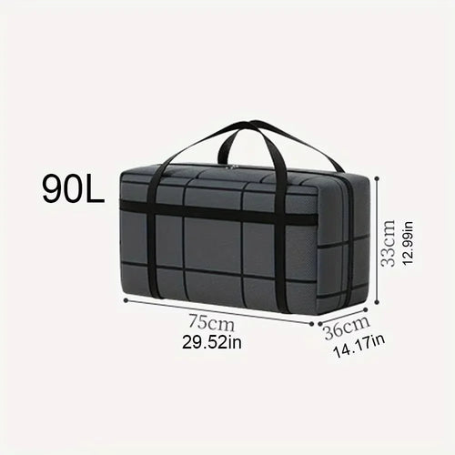 Portable Large Capacity Folding Clothing Storage Bag Hand-Held Duffel