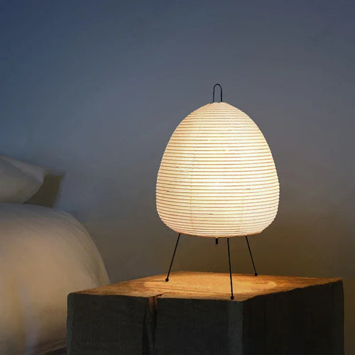 Japanese Design Akari Noguchi Yong Table Lamp Rice Paper Standing Lamp
