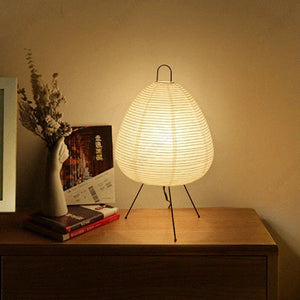 Japanese Design Akari Noguchi Yong Table Lamp Rice Paper Standing Lamp
