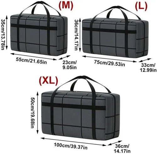 Portable Large Capacity Folding Clothing Storage Bag Hand-Held Duffel