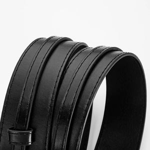 Women’s PU Leather Belt with U-Shaped Buckle