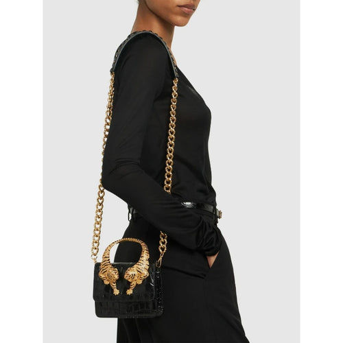 Women’s Crocodile Embossed Leather Handbag