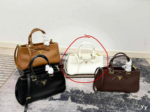 White Leather Arm Bag